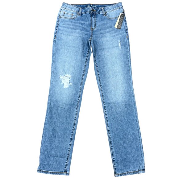 NWT Women's VICTORIA'S SECRET Pencil Jeans Low Rise Straight-‎ Size 10R - Picture 1 of 8